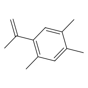 1,2,4-trimethyl-5-prop-1-en-2-ylbenzene structure