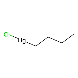 n-Butylmercuric chloride structure