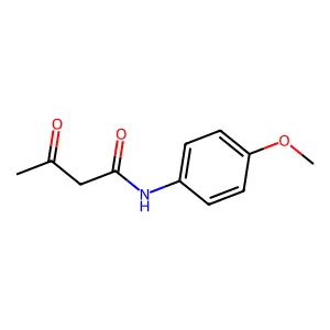 N-(4-Methoxyphenyl)-3-oxobutanamide structure