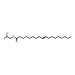 N-(2-hydroxypropyl)octadec-9-enamide structure