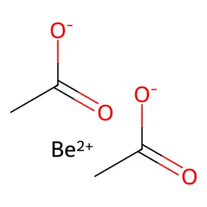 Beryllium acetate structure