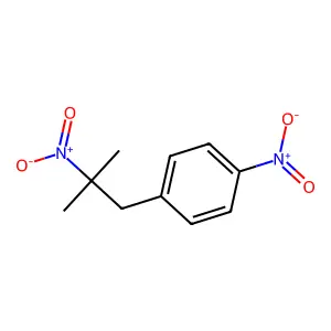 1-(2-methyl-2-nitropropyl)-4-nitrobenzene structure