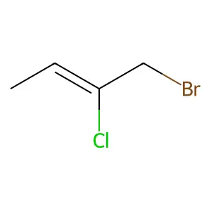 1-BROMO-2-CHLORO-2-BUTENE structure