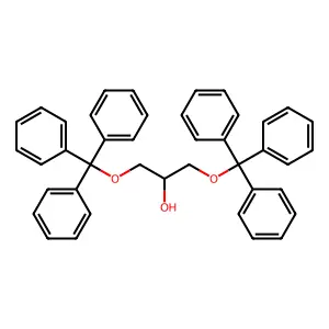 1,3-BIS(TRITYLOXY)-2-PROPANOL structure