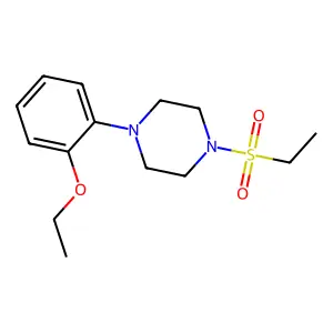 1-(2-ethoxyphenyl)-4-(ethylsulfonyl)piperazine structure