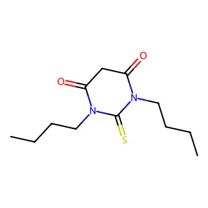 1,3-dibutyl-2-sulfanylidene-1,3-diazinane-4,6-dione structure
