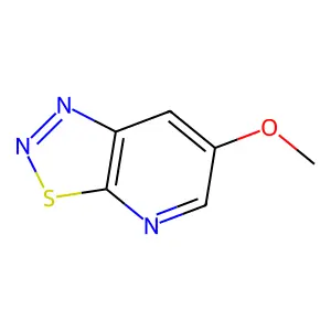 (1,2,3)Thiadiazolo(5,4-b)pyridine, 5-methoxy- structure