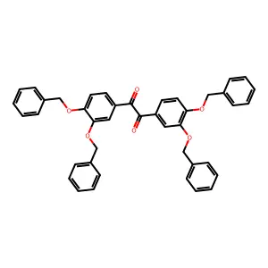 1,2-bis[3,4-bis(phenylmethoxy)phenyl]ethane-1,2-dione structure