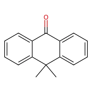 10,10-Dimethylanthrone structure