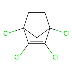 1,2,3,4-tetrachlorobicyclo[2.2.1]hepta-2,5-diene structure