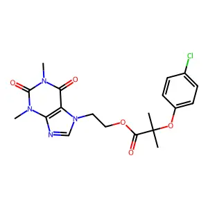 Etofylline clofibrate structure