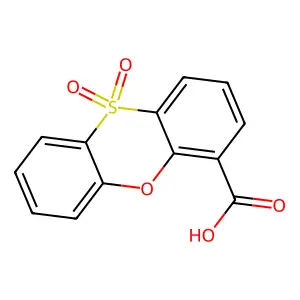 10,10-dioxophenoxathiine-4-carboxylic acid structure