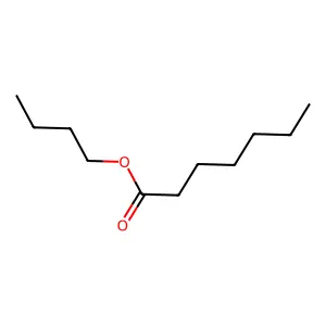 BUTYL HEPTANOATE structure