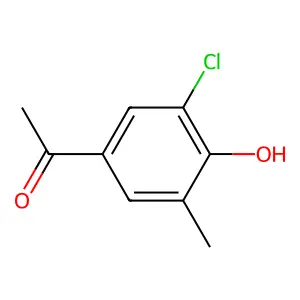 1-(3-chloro-4-hydroxy-5-methylphenyl)ethanone structure