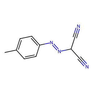 (p-Tolylazo)malononitrile structure