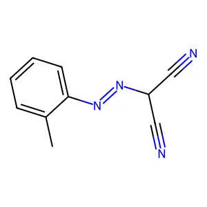 (o-Tolylazo)malononitrile structure