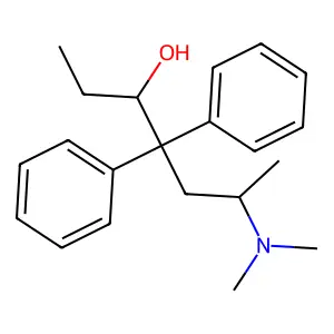 Dimepheptanol structure