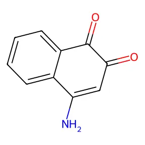 4-Amino-1,2-naphthoquinone structure