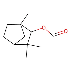 (1,3,3-trimethyl-2-bicyclo[2.2.1]heptanyl) formate structure