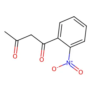 1-(2-nitrophenyl)butane-1,3-dione structure