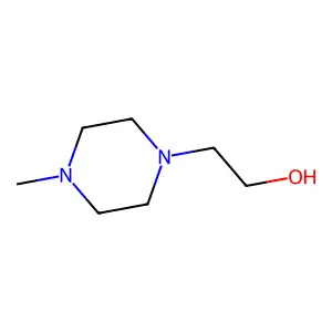 1-(2-Hydroxyethyl)-4-methylpiperazine structure