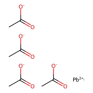 LEAD TETRAACETATE structure