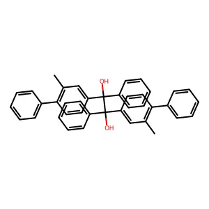 1,2-bis(3-methyl-4-phenylphenyl)-1,2-diphenylethane-1,2-diol structure