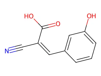 alpha-cyano-3-hydroxycinnamic acid structure
