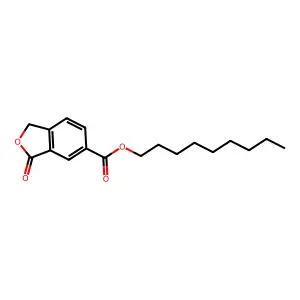 nonyl 3-oxo-1H-2-benzofuran-5-carboxylate structure