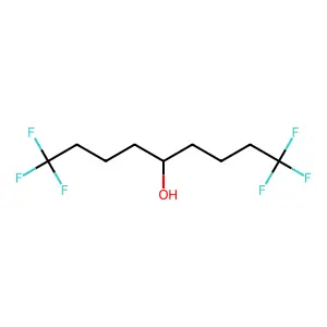 1,1,1,9,9,9-hexafluorononan-5-ol structure