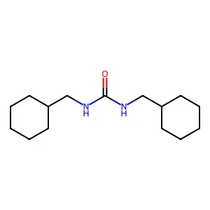 1,3-bis(cyclohexylmethyl)urea structure