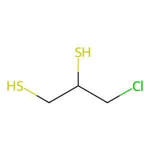 1,2-Propanedithiol, 3-chloro- structure