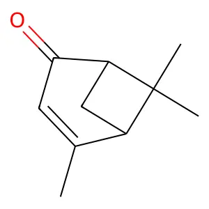 4,6,6-Trimethylbicyclo[3.1.1]hept-3-en-2-one structure