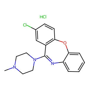 Loxapine hydrochloride structure