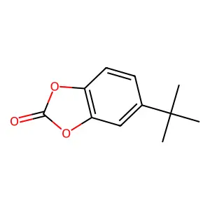 5-tert-butyl-1,3-benzodioxol-2-one structure