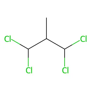 1,1,3,3-Tetrachloro-2-methylpropane structure
