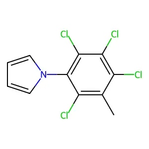 1-(2,3,4,6-Tetrachloro-5-methylphenyl)-1H-pyrrole structure