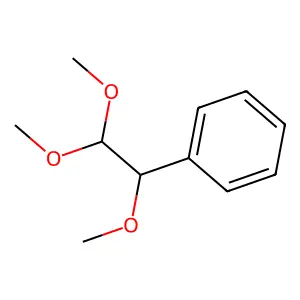 (1,2,2-Trimethoxyethyl)benzene structure