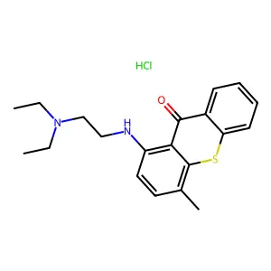 LUCANTHONE HYDROCHLORIDE structure