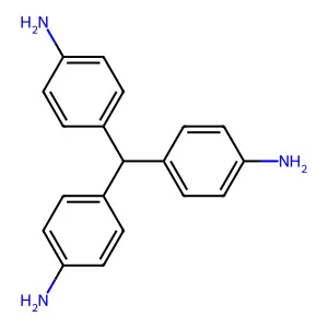 4-[bis(4-aminophenyl)methyl]aniline structure