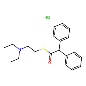 Thiphenamil hydrochloride structure