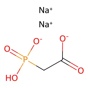 Disodium carboxymethylphosphonate structure