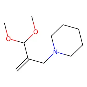 1-(2-Dimethoxymethyl-2-propenyl)piperidine structure