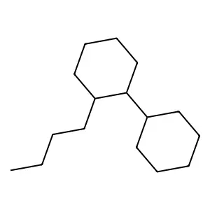 1,1'-Bicyclohexyl, 2-butyl- structure