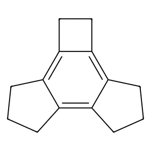 1,2-Cyclobuta-3,4:5,6-bi(cyclopenta)benzene structure