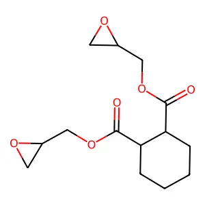 Hexahydrophthalic acid diglycidyl ester structure