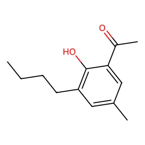 1-(3-Butyl-2-hydroxy-5-methylphenyl)ethanone structure