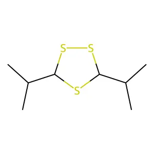 1,2,4-Trithiolane, 3,5-bis(1-methylethyl)- structure