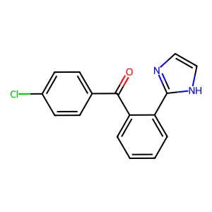 (4-chlorophenyl)-[2-(1H-imidazol-2-yl)phenyl]methanone structure