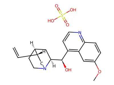 quinine sulfate structure